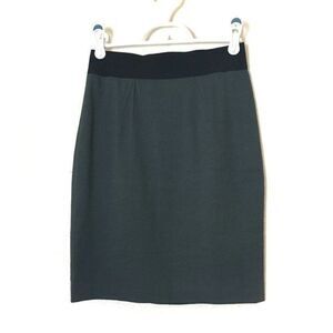 Isabel Marant Linen Skirt Women’s Size 1 Measures 26x17 Gray-Green Elastic Waist